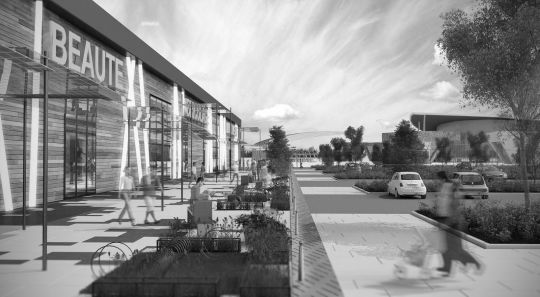 Image du projet Zone Commerciale - Axone, architecture